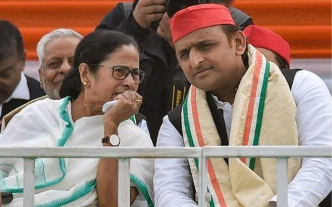 আজ মমতা-অখিলেশের ভার্চুয়াল ভাষণ, সম্প্রচার করবে সমাজবাদী পার্টি