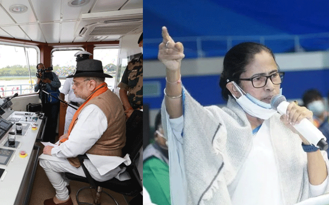বাংলায় গেলে খুন হবেন, কেউ বললে আমার গায়ে লাগে’, অমিত শাহর বঙ্গ সফরেই তাঁকে জবাব মুখ্যমন্ত্রীর