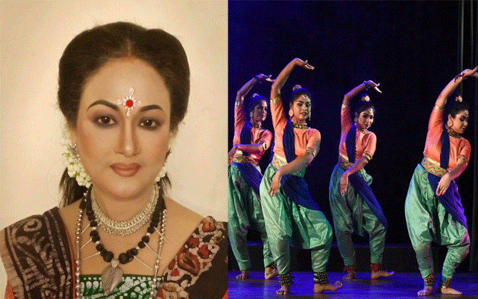আজ ‘নৃত্য রসে, ঋতুর সাজে’ রবীন্দ্র তীর্থে নাচের-প্রতিভা নন্দিতা। কবি প্রণামে পুনশ্চ।