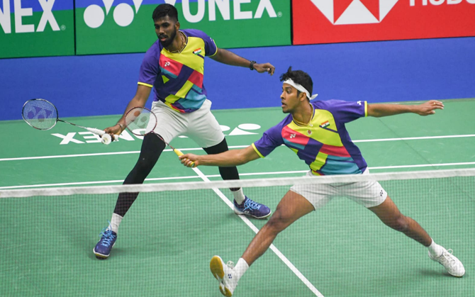 ফ্রেঞ্চ ওপেনের ডাবলসের ফাইনালে সাত্ত্বিকসাইরাজ রানকিরেড্ডি ও চিরাগ শেঠি