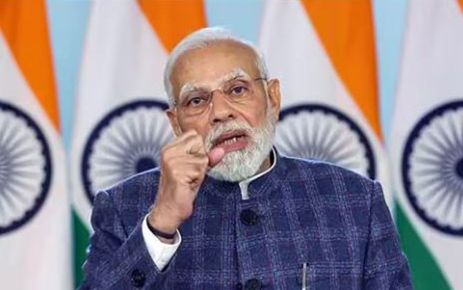গ্লোবাল সামিটে মোদির আহ্বান, সংকট নিরসনে সদস্য দেশগুলোর সমবেত উদ্যোগ জরুরি