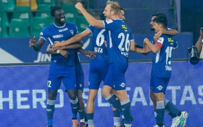 চেন্নাইন এফসি–র কাছে হেরে ৯ নম্বরেই আটকে ইস্টবেঙ্গল