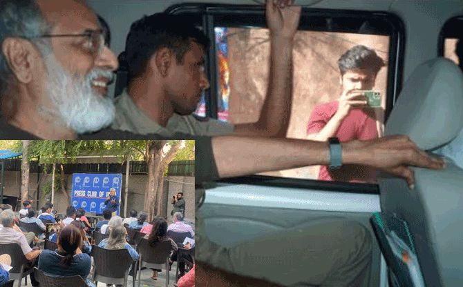 ৭দিনের পুলিশি হেফাজতে নিউজক্লিকের প্রতিষ্ঠাতা প্রবীর পুরকায়স্থ সহ একাধিক সাংবাদিক । গণতন্ত্রের কন্ঠরোধ করতে চাইছে সরকার, প্রতিবাদে সরব ভারতীয় প্রেস ক্লাব