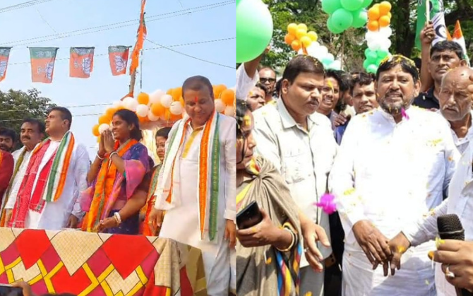 নববর্ষের সকালে সন্দেশখালিতে রেখা পাত্রকে নিয়ে শুভেন্দু, অন্যদিকে হাড়োয়া হাজি নুরুল প্রচারে ঝড় তুললেন।