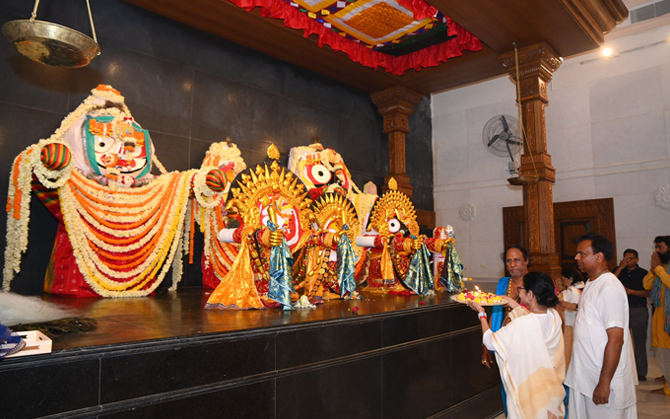দিঘায় জগন্নাথধামের দ্বার উন্নোচন করলেন মুখ্যমন্ত্রী