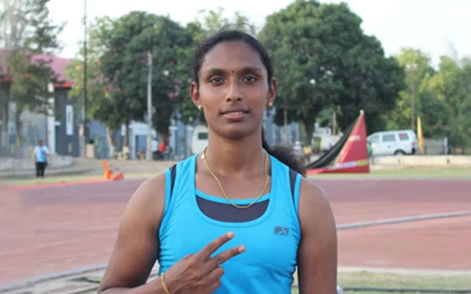 ডোপ টেস্টে ব্যর্থ হয়ে নির্বাসিত ভারতীয় মহিলা ট্রিপল জাম্পার শিনা ভার্কি