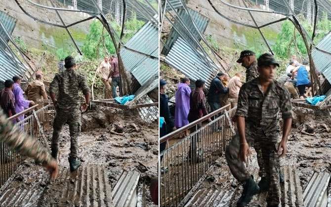 বৈষ্ণো দেবী মন্দিরের কাছে ভূমিধস। ধ্বংসস্তূপের নীচে আটক বহু, বাড়তে পারে হতাহতের সংখ্যা