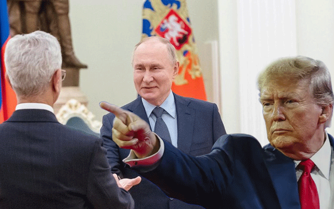 শান্তি চুক্তিতে বাঁধা দিলে পরিণতি ভয়ঙ্কর, বৈঠকের আগেই পুতিনকে হুঁশিয়ারি ট্রাম্পের ।  মার্কিন শুল্ক যুদ্ধের আবহেই রুশ সফর জয়শঙ্করের