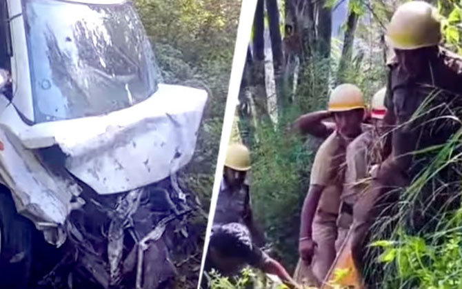 ১৫০ গভীর খাদে গাড়ি, পাহাড়ে দুর্ঘটনায় নিহত দুই