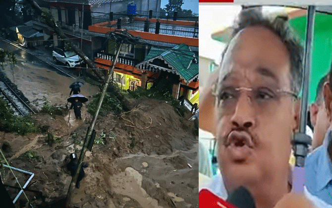 উন্নয়নের টাকা অন্যখাতে খরচ। উত্তরবঙ্গে বিপর্যয়ের জন্য দায়ী প্রাক্তন মন্ত্রী, অভিযোগ রাজ্য বিজেপি সভাপতির ।