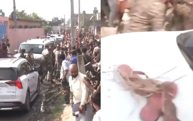 বিহারে উপমুখ্যমন্ত্রীর কনভয়ে হামলা ! প্রথম দফার ভোটেই উত্তেজনা তুঙ্গে, চলছে দোষারোপের পালা