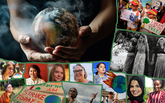 জলবায়ুর সংকটে নারীশক্তির সবুজ বিপ্লব