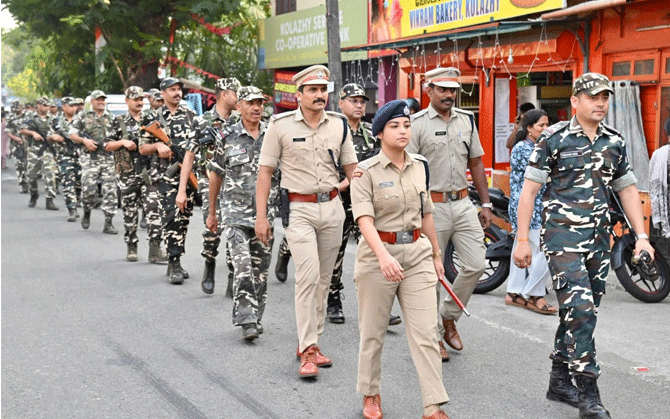 রামনবমী উপলক্ষে রাজ্যজুড়ে কড়া নিরাপত্তা, সক্রিয় ড্রোন ও সাইবার টিম