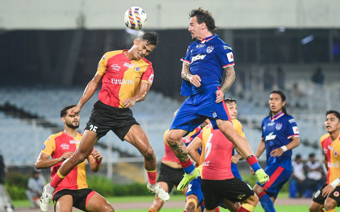 বেঙ্গালুরু এফসির সঙ্গে ড্র ইস্টবেঙ্গলের