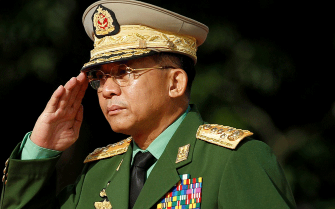 মায়ানমারে প্রেসিডেন্ট পদে সেনপ্রধান মিন অং হ্লাইং। গৃহযুদ্ধ ও মানবিক সংকটের মধ্যেই ‘সামরিক শাসন’-এর নতুন অধ্যায় শুরু