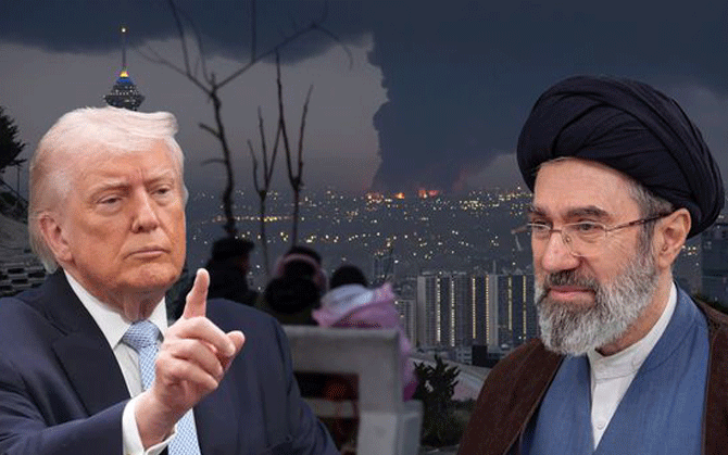 ২ সপ্তাহের জন্য মার্কিন-ইরান যুদ্ধবিরতির সিদ্ধান্ত, কী শর্ত ট্রাম্পের ? কড়া হুঁশিয়ারি মোজতবার