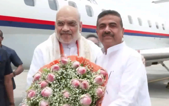 কলকাতায় শাহ । বিজেপির পরিষদীয় দলনেতা নির্বাচনেই স্পষ্ট হবে রাজ্যের নতুন মুখ্যমন্ত্রী কে ?