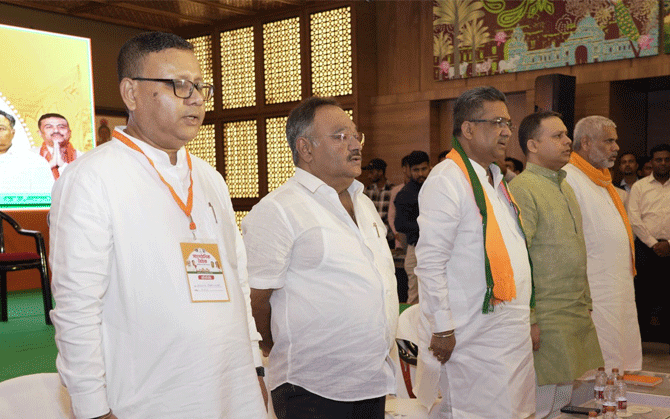 নির্বাচনের পর প্রথম সাংগঠনিক বৈঠকে দলীয় শৃঙ্খলা, প্রশাসনিক পবিত্রতায় গুরুত্ব বিজেপি রাজ্য সভাপতির