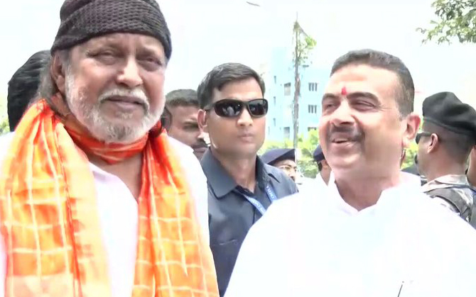 মুখ্যমন্ত্রী শুভেন্দুর দরাজ প্রশংসায় মিঠুন চক্রবর্তী