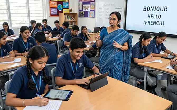 ভাষানীতিতে সুর নরম সিবিএসই-র। দশম শ্রেণিকে অব্যাহতি, নবমে দুই বিদেশি ভাষা পড়ার অনুমতি