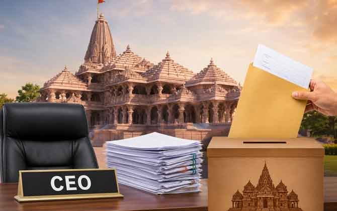 রাম মন্দিরের সিইও পদে হুড়োহুড়ি, ২৪ ঘণ্টায় জমা হাজারের বেশি আবেদন! দৌড়ে অবসরপ্রাপ্ত আমলারাও