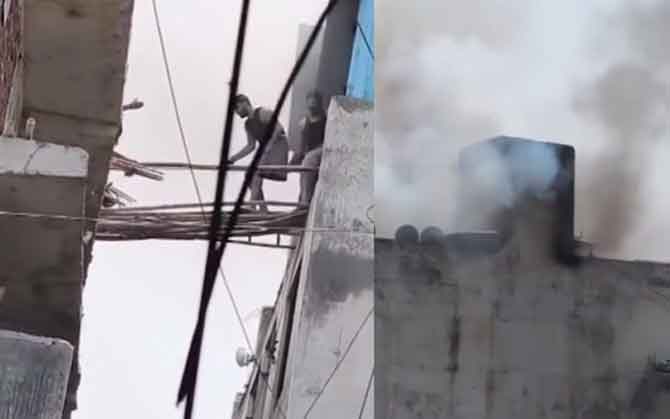 নয়ডার বহুতলে ভয়াবহ আগুন ! ধোঁয়ায় শ্বাসরুদ্ধ হয়ে মৃত ২, উদ্ধার শতাধিক