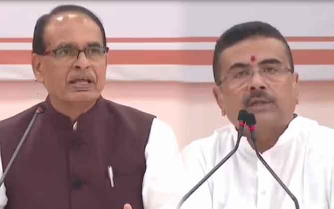 নবান্নে শিবরাজ-শুভেন্দু বৈঠক । প্রাকৃতিক দুর্যোগে জি রাম জি প্রকল্পে মিলবে অতিরিক্ত ৫০ দিনের কাজ, বাংলার উন্নয়নে একাধিক ঘোষণা
