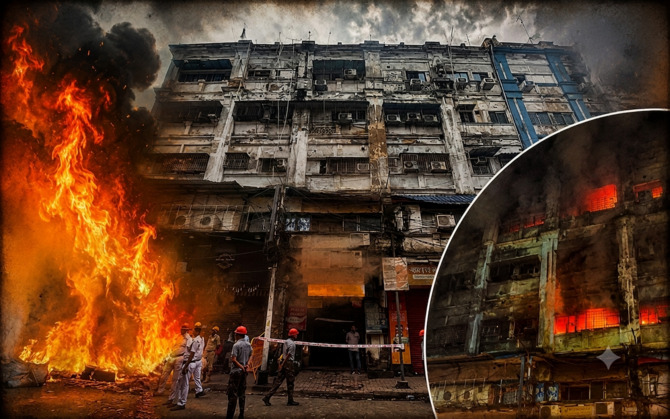 নিউ মার্কেটের বহুতলে ভয়াবহ অগ্নিকাণ্ডে ৯ জনের মৃত্যু! ট্রেড লাইসেন্স ও নিরাপত্তা নিয়ে প্রশ্ন, ফিরহাদকে নিশানা অগ্নিমিত্রার