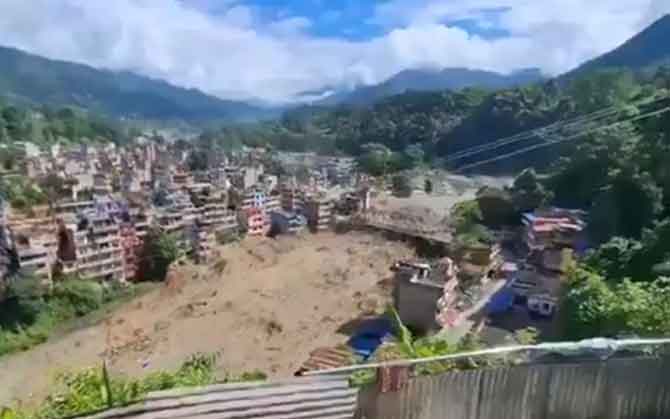 নেপালের উত্তরাংশে হড়পার ভয়াবহ তাণ্ডব, ভেসে গেল একাধিক গ্রাম