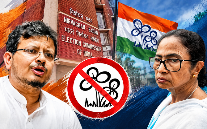 কমিশনের ‘হেফাজতে’ জোড়াফুল ! উপনির্বাচনে প্রতীকহীন দুই তৃণমূল শিবির