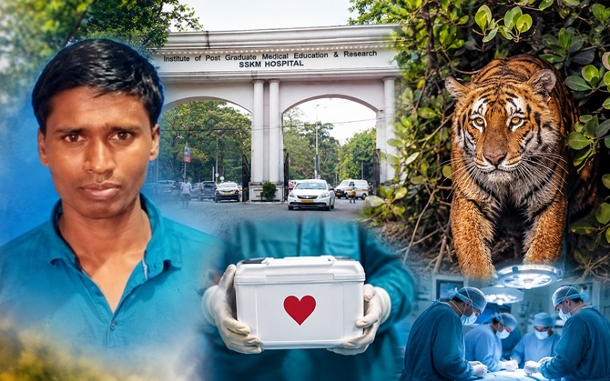 বাঘের হানায় ‘ব্রেন ডেড’, অন্যের প্রাণ বাঁচাতে মৎস্যজীবীর অঙ্গদান, মানবিক নজির সুন্দরবনে  