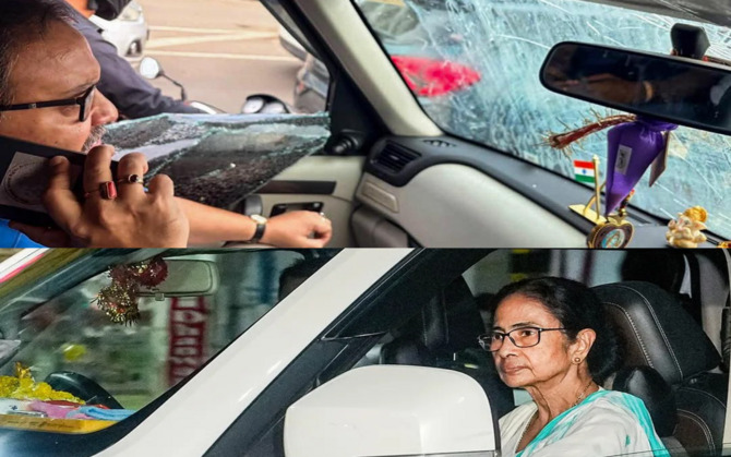 উত্তরপাড়ায় কুণাল ঘোষের গাড়িতে হামলার অভিযোগ, বিকল্প পথে শ্রীরামপুরে মমতা