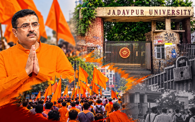 যাদবপুরে ‘গেরুয়া সম্মান যাত্রা’ ! মিছিলে পা মেলাবেন মুখ্যমন্ত্রী, বিকেলে বন্ধ বিশ্ববিদ্যালয়ের চার গেট