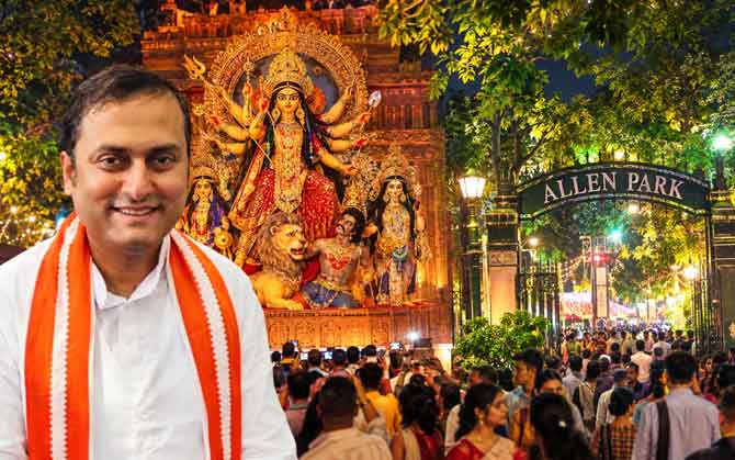 পার্কস্ট্রিটের প্রথম দুর্গাপুজোতেই থাকছে চমক, দাবী কলকাতা সনাতনী সংঘের