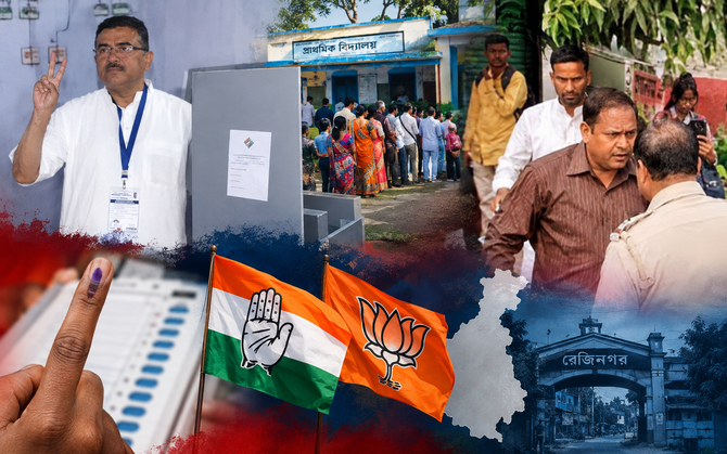 উপনির্বাচনে উত্তাপ ! নন্দীগ্রামে ভোট দিলেন মুখ্যমন্ত্রী, কংগ্রেসকে কটাক্ষ বিজেপির, রেজিনগরে গ্রেফতার হুমায়ুন কবীর